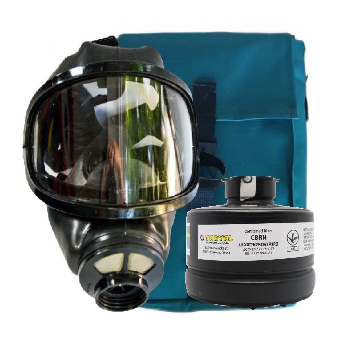 Протигаз фільтруючий "TRAYAL B2G- CBRN"